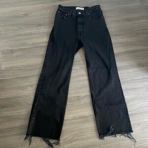 Abercrombie 90s relaxed jean, high rise